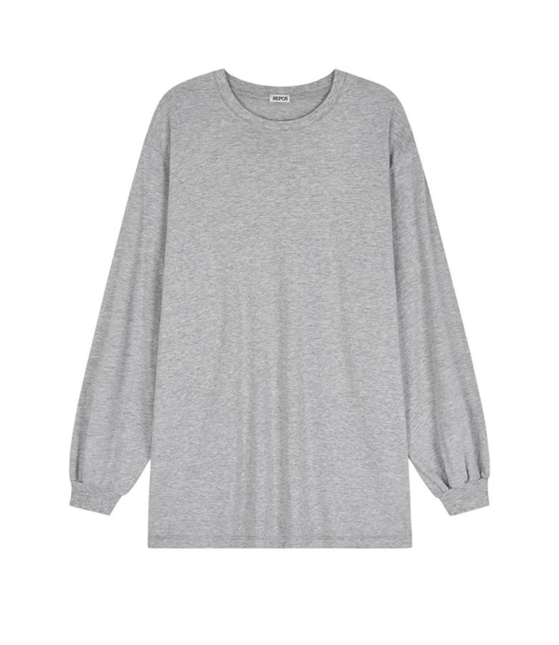 리포스 repos / over single t-shirt (멜란지그레이) 상품이미지1