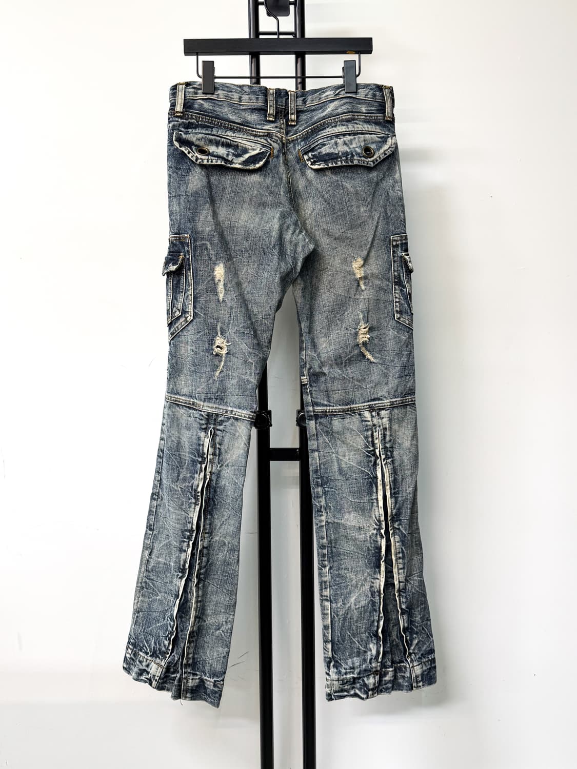 세만틱디자인 인시젼 디스트레스드 데님 카고 상품이미지4