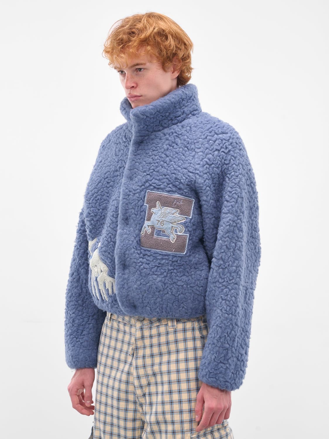 [S]이알엘 ERL 25fw 바시티 시어링 자켓 상품이미지2