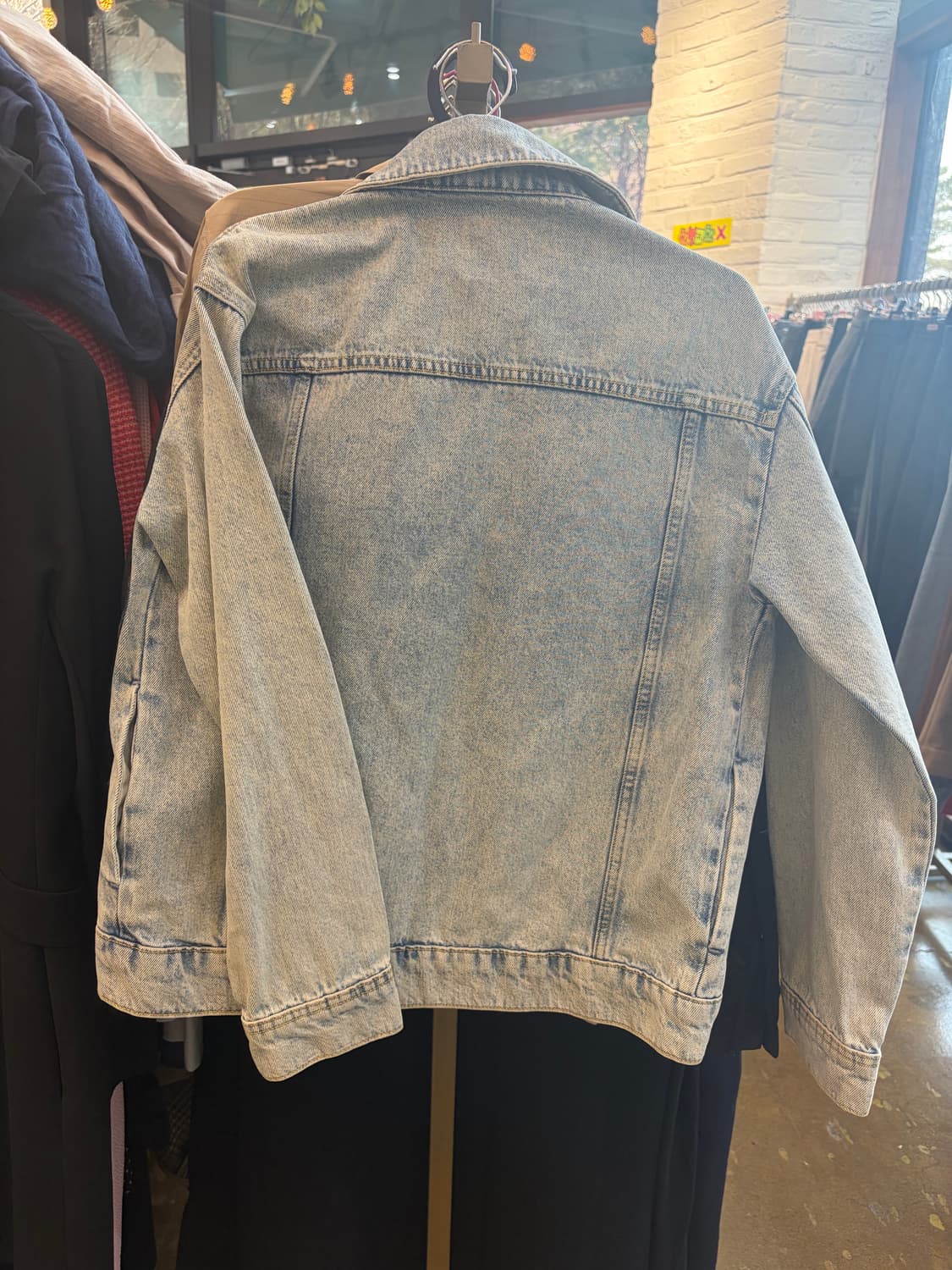 마쥬 자수 데님 청자켓 상품이미지4