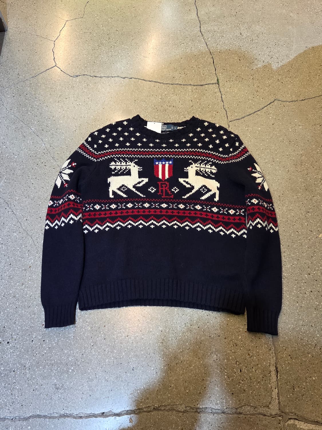 POLO 폴로 네이비 노르딕니트💯  상품이미지3