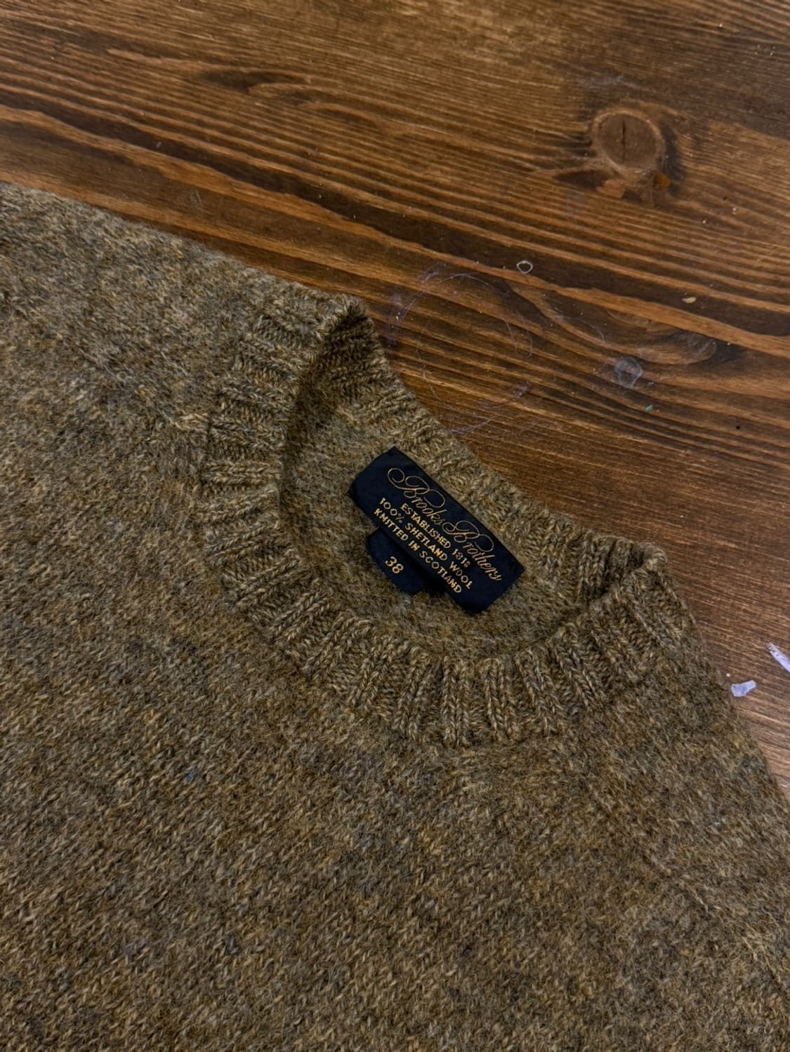 브룩스 브라더스 셔틀랜드울 니트 남 95 여 77 상품이미지7
