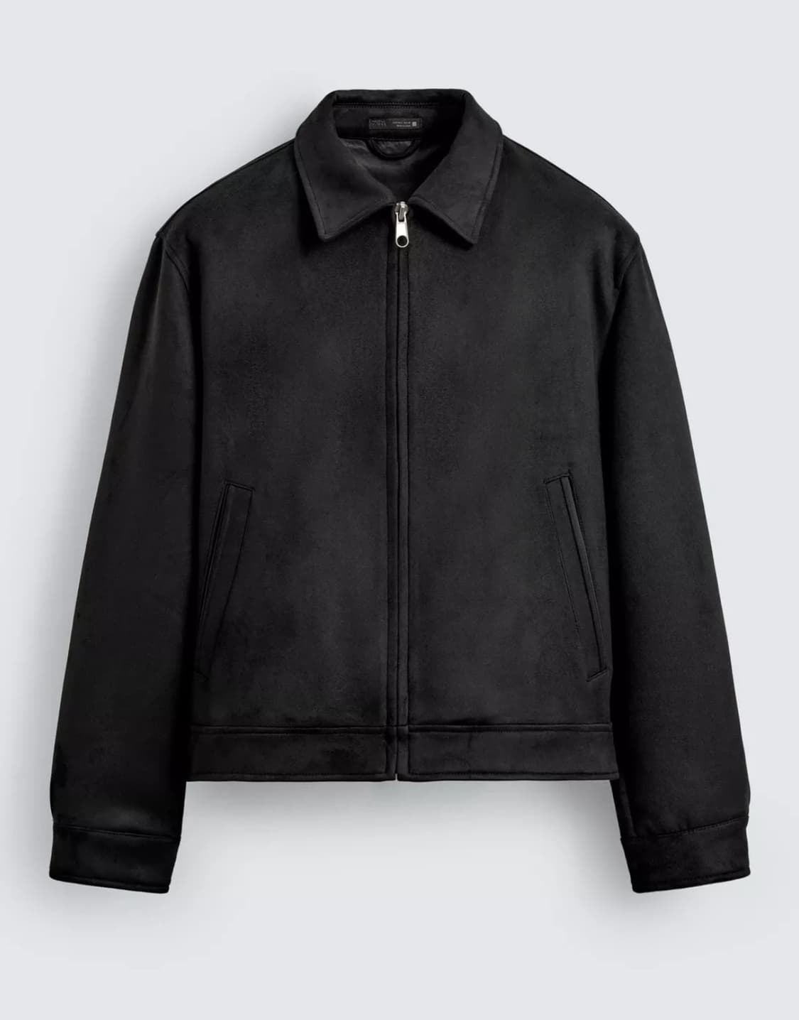 Zara 레귤러 핏 페이크 스웨이드 점퍼 상품이미지1