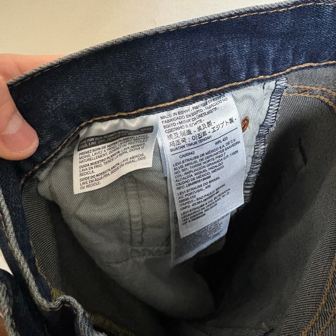 리바이스 빅E 501 스트레이트 데님팬츠 / W30, L34 상품이미지9
