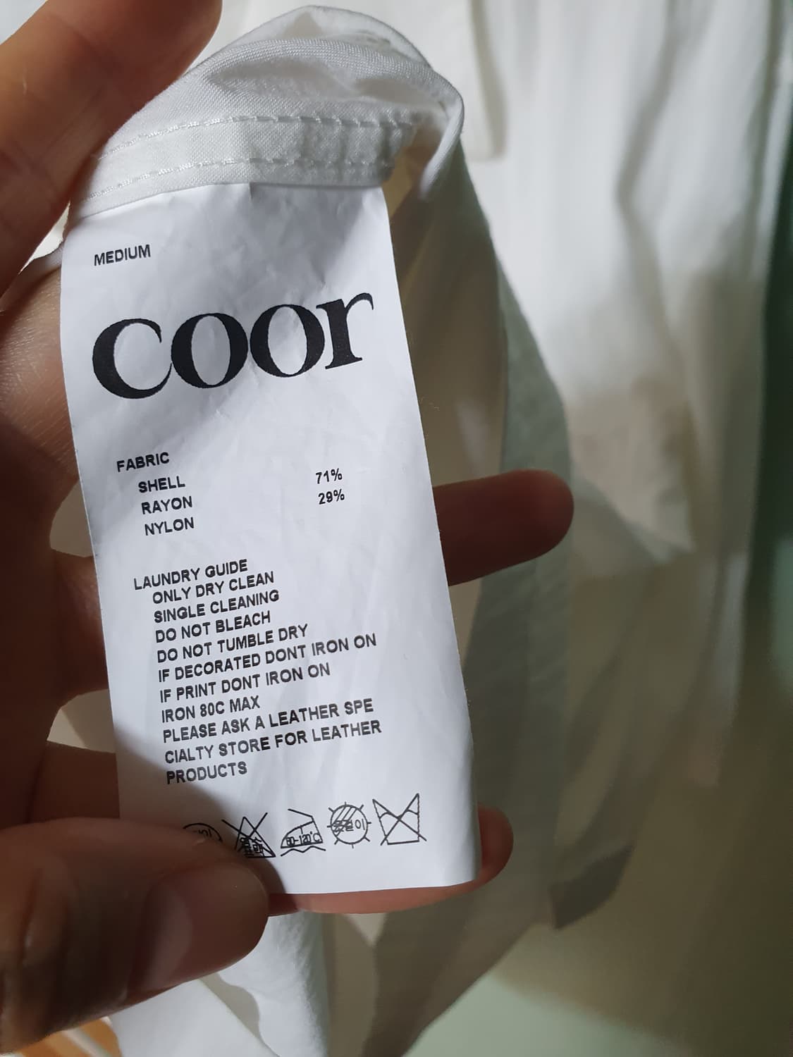 새상품 쿠어 반팔 셔츠 M 상품이미지4