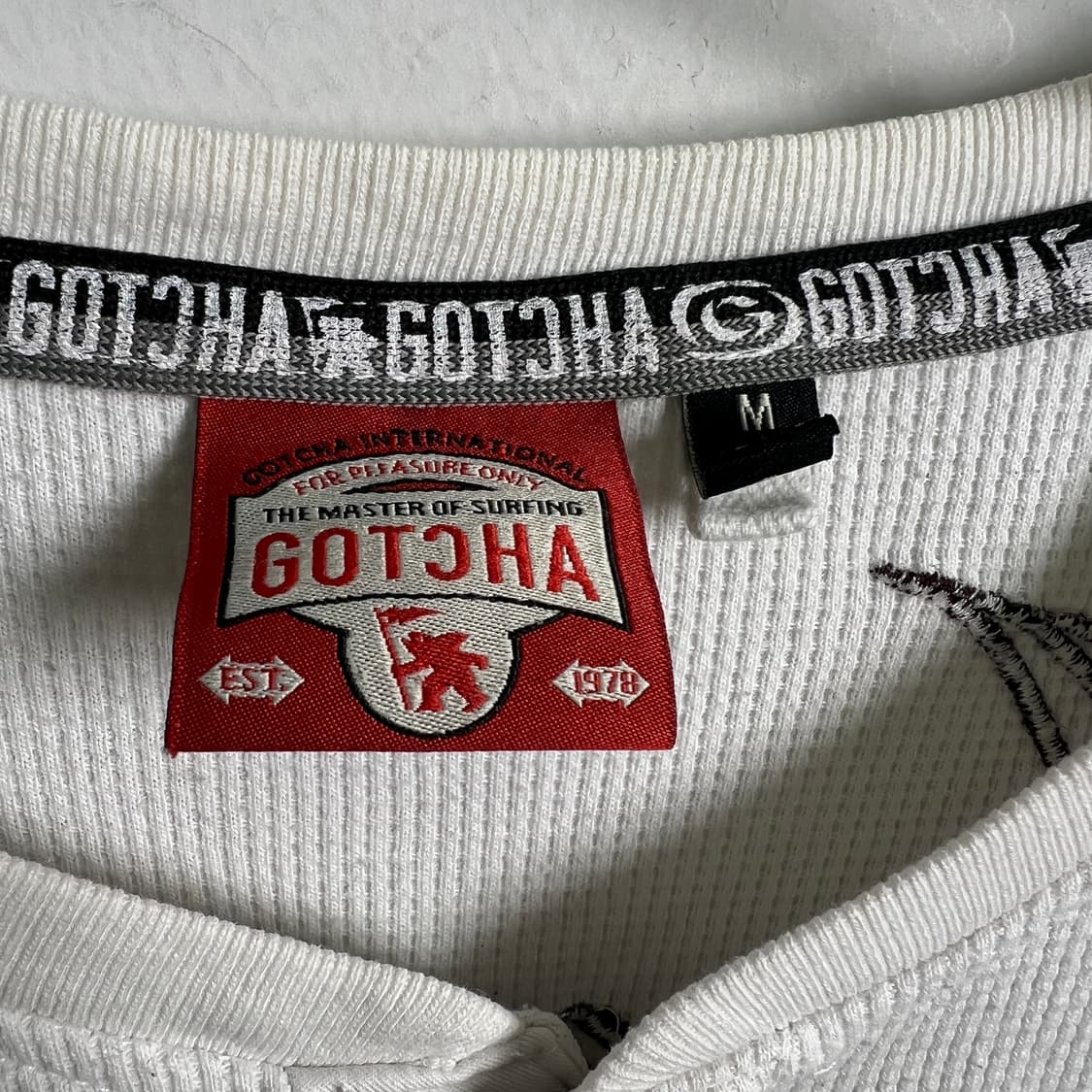 Gotcha 갓챠 나바호 화이트 와플 롱슬리브 M 상품이미지3