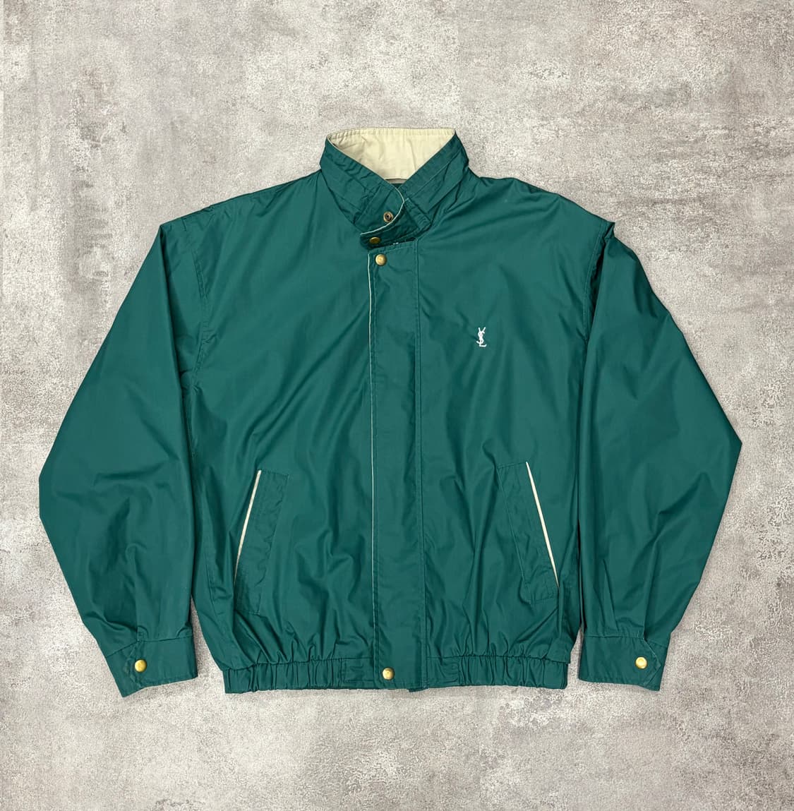 YSL 입생로랑 그린색 바람막이 자켓 상품이미지1