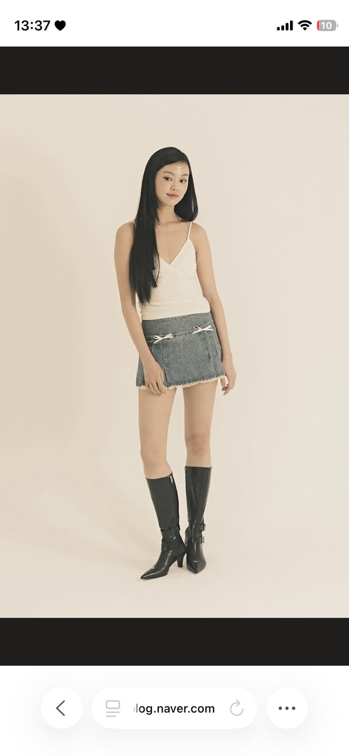 쓰리타임즈 데님스커트 m 상품이미지1