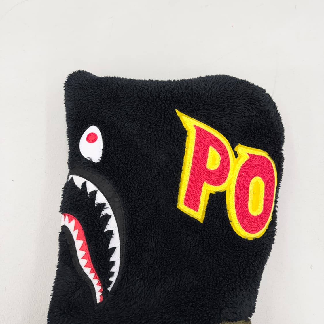 베이프 샤크 후드집업 풀집 보아털 플리스 자켓 상품이미지6