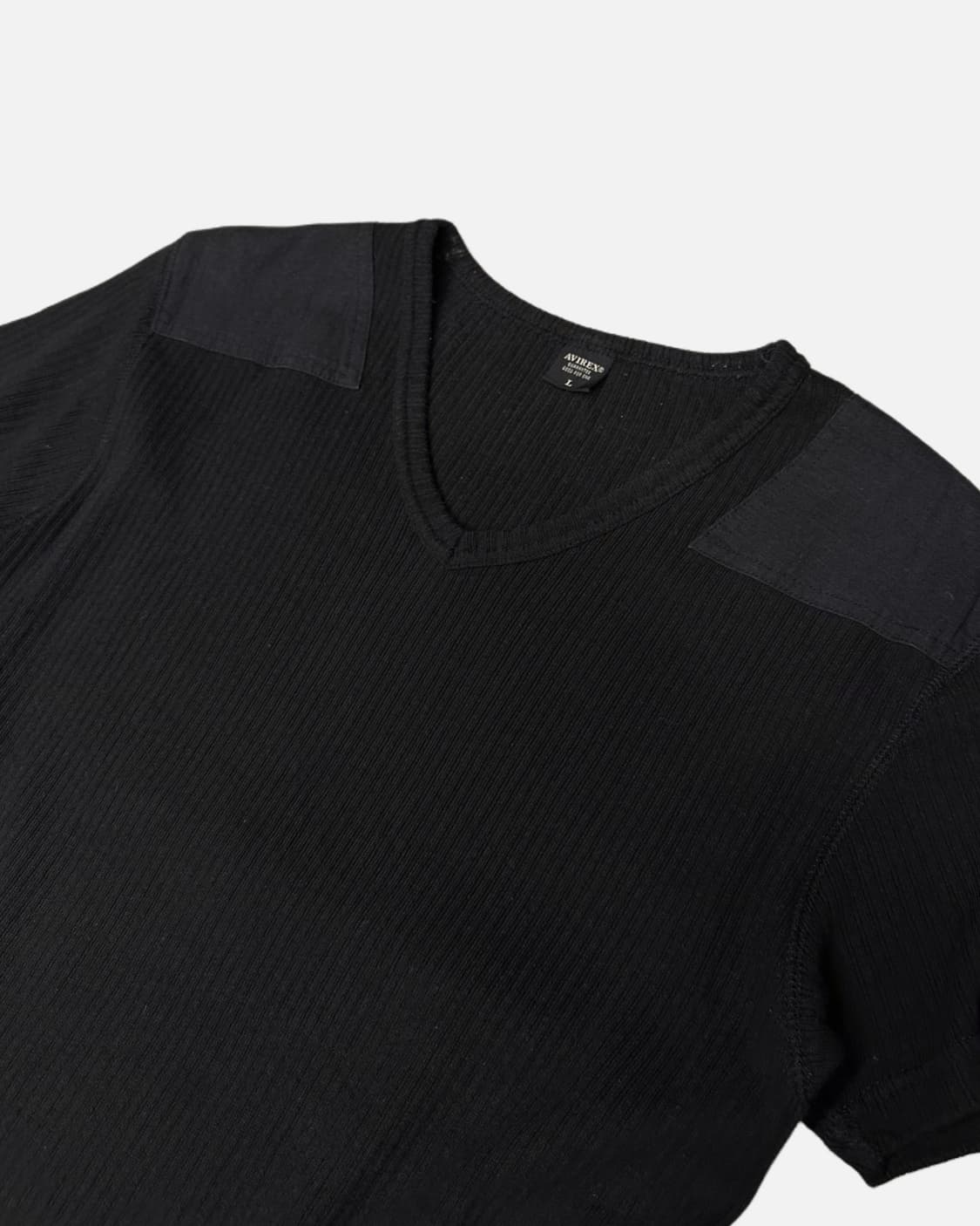 military ribbed v-neck t-shirt 상품이미지2