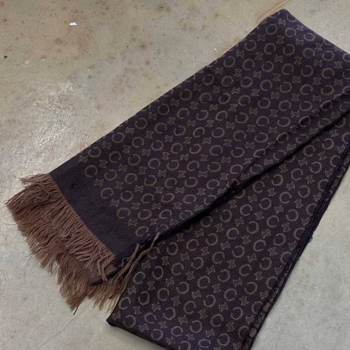 셀린느 Brown 캐시미어 머플러  상품이미지2