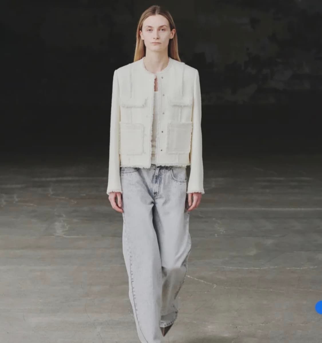 인사일런스 스터드 트위드자켓 상품이미지1