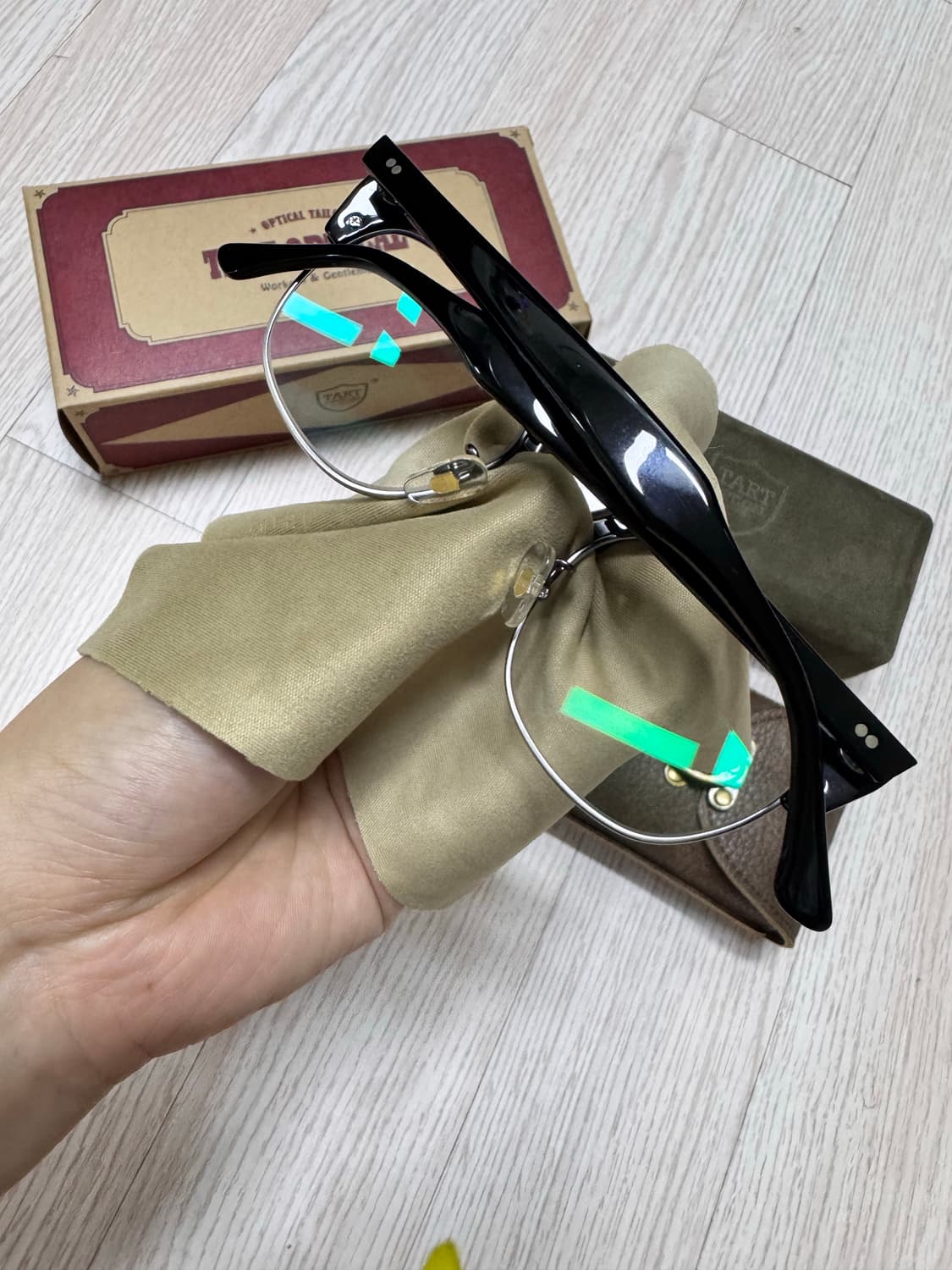 타르트옵티컬 TART OPTICAL FRANK A4 블랙 하금테 상품이미지4