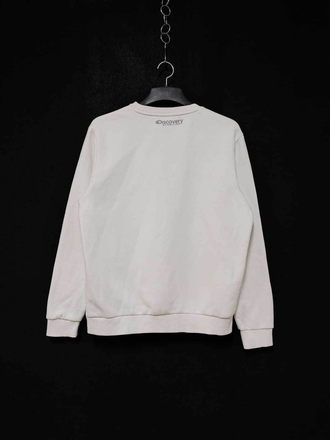 Discovery 디스커버리 안감기모 화이트 맨투맨 상품이미지2