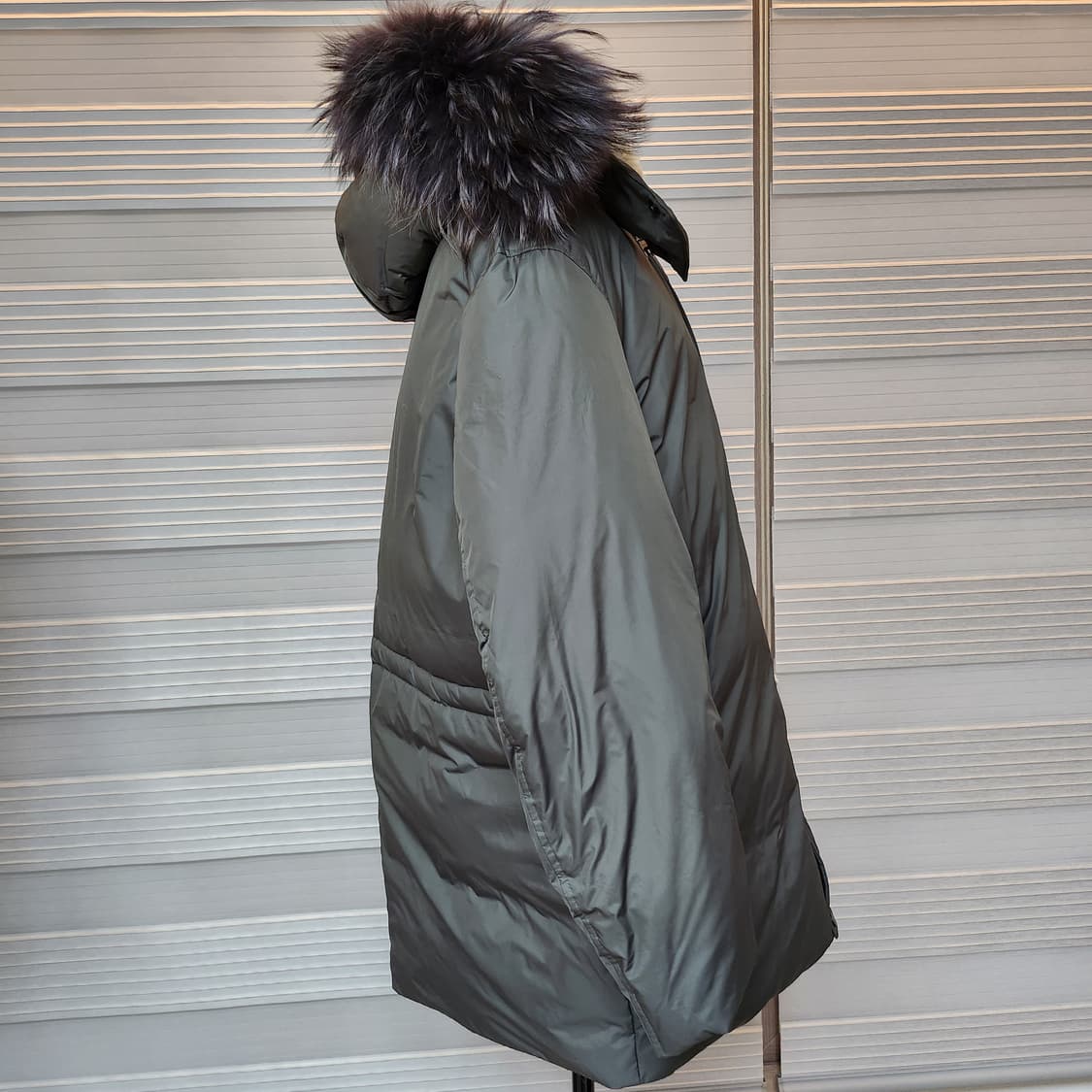 새상품《SIEG 덕다운 패딩점퍼》후드퍼-라쿤 (남녀공용) 상품이미지4