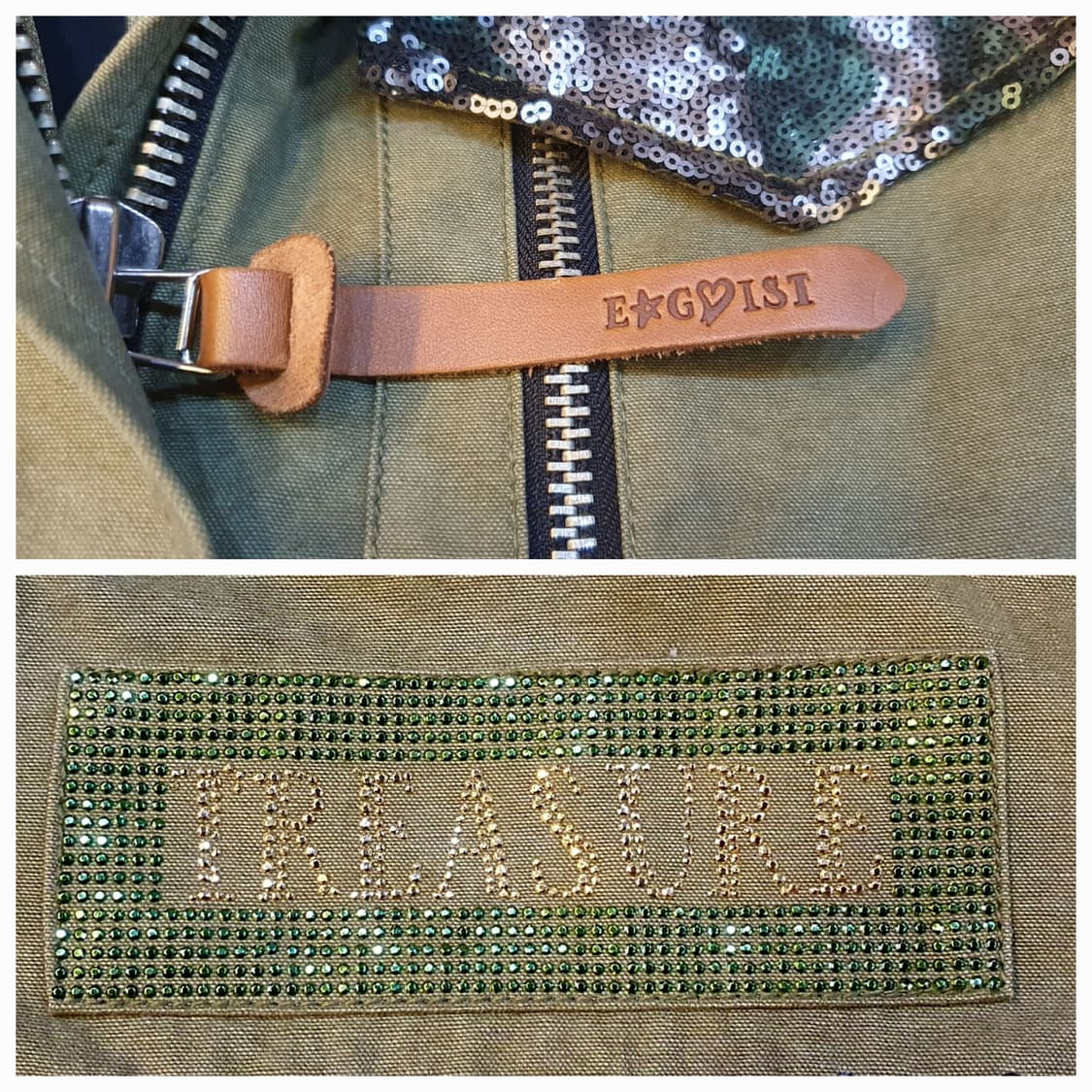 66/77.에고이스트 비즈 야상점퍼 상품이미지5