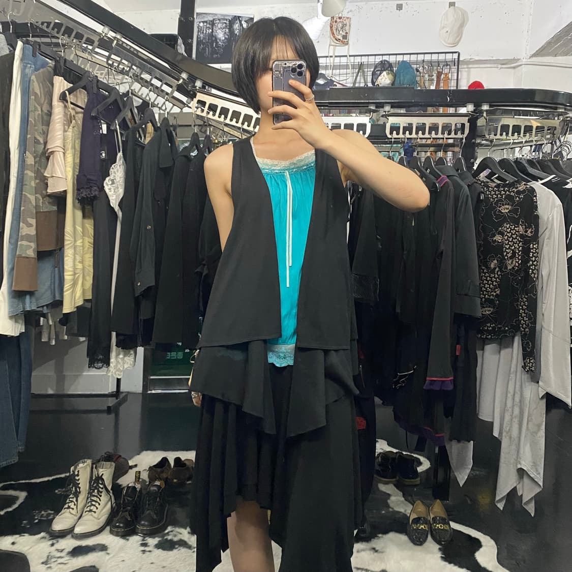 Lowrys farm 레이어드 드레이프 베스트 상품이미지9
