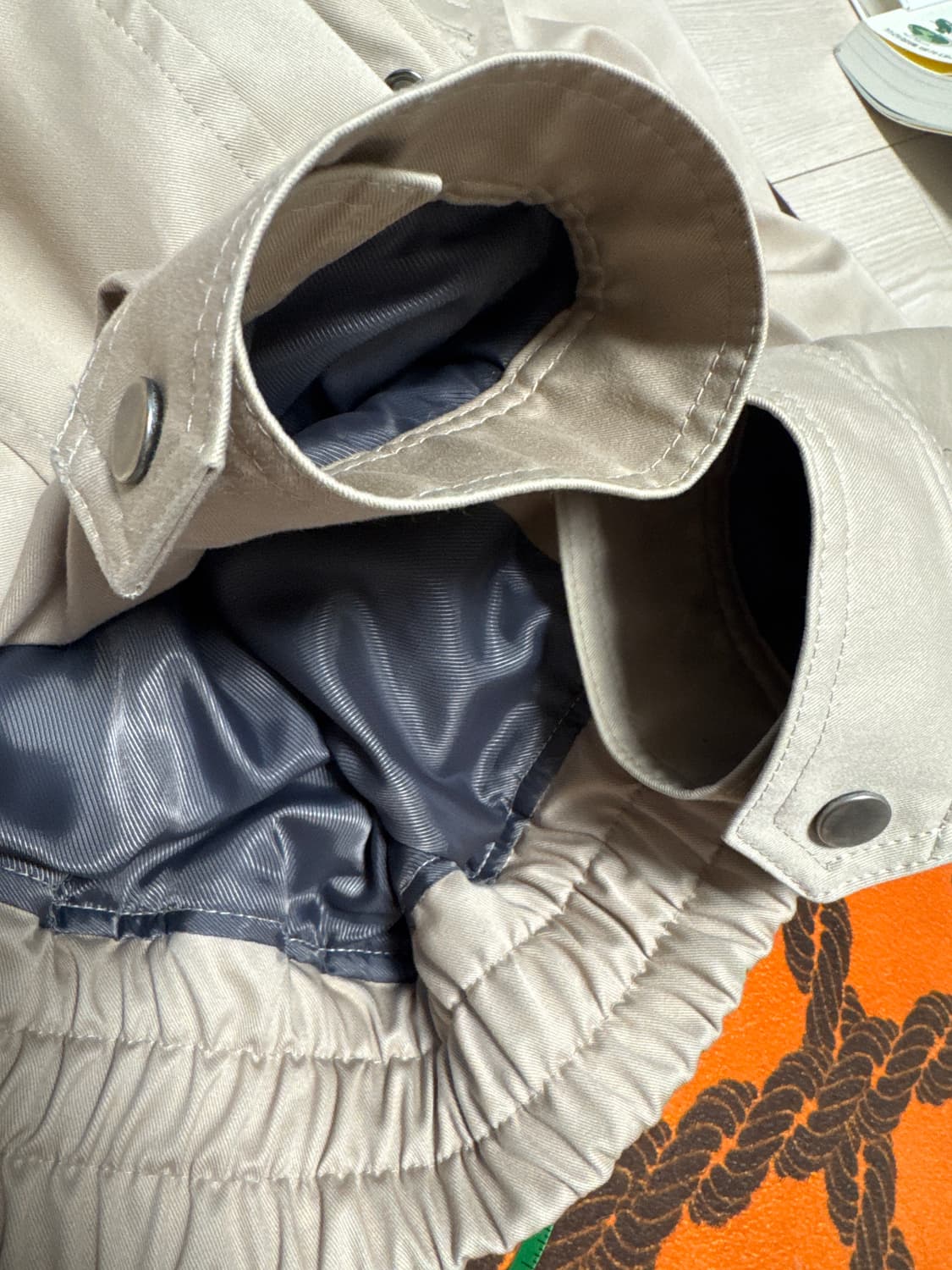 LMOOD 베이지 자켓 블루종 상품이미지5