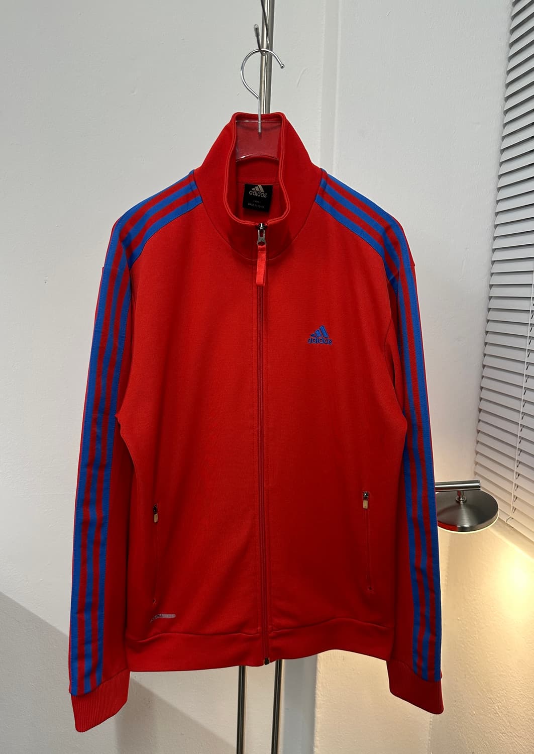 Adidas 아디다스 레드블루 니트 져지 트랙탑 105 상품이미지1