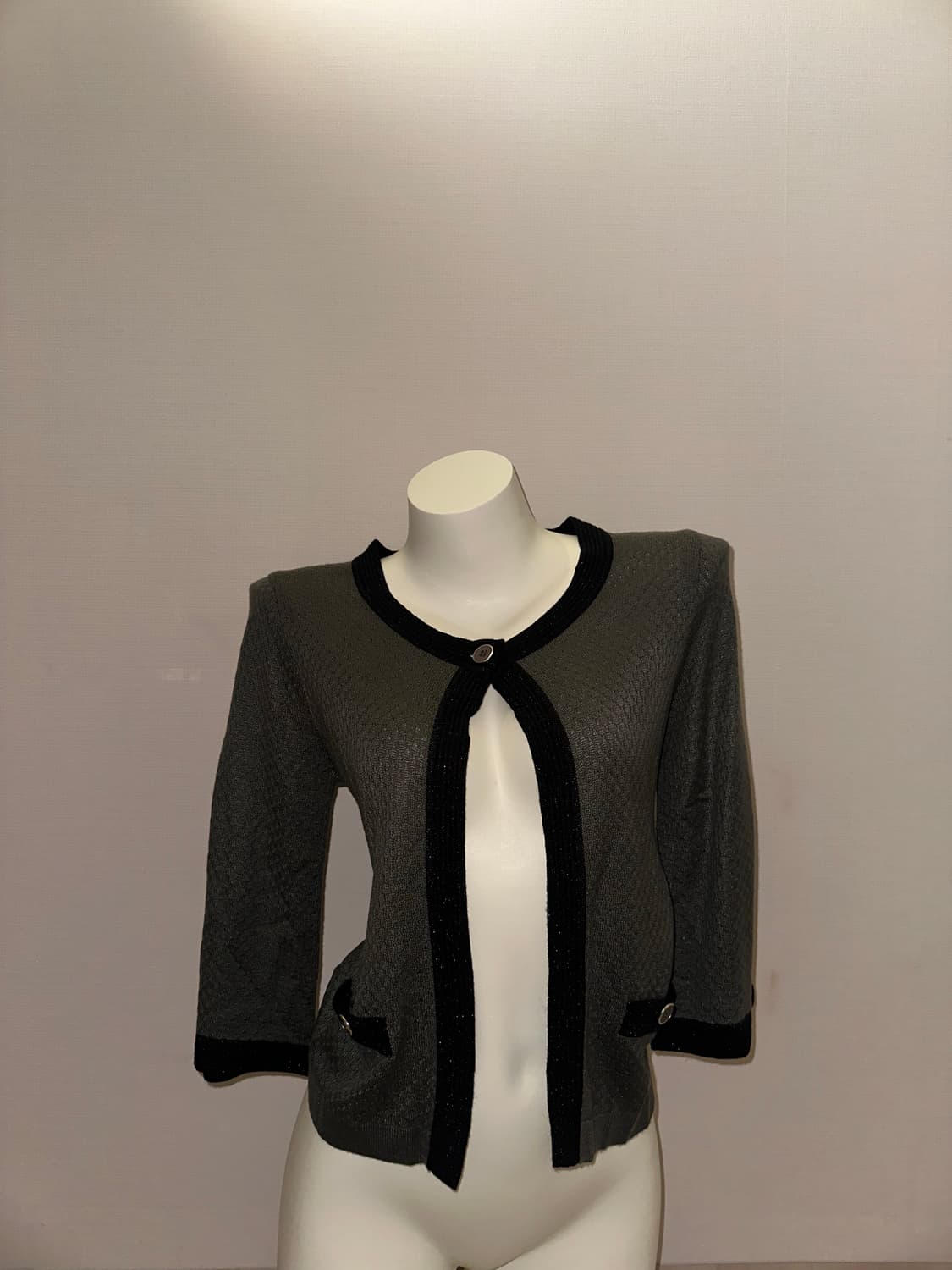 빈티지 차콜 가디건 상품이미지2
