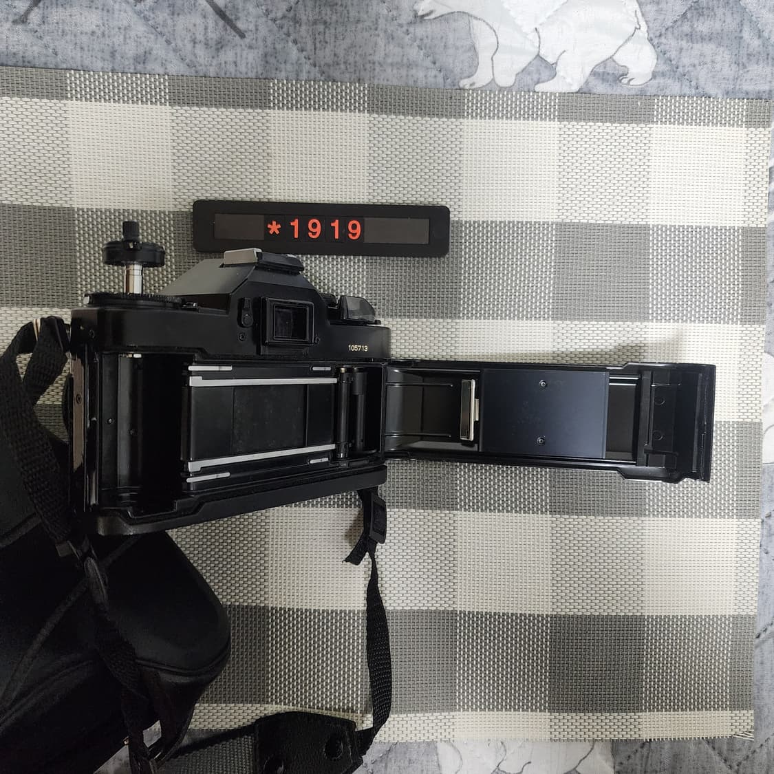 캐논 A-1 필름카메라 블랙바디 1.4렌즈 케이스포함 상품이미지6