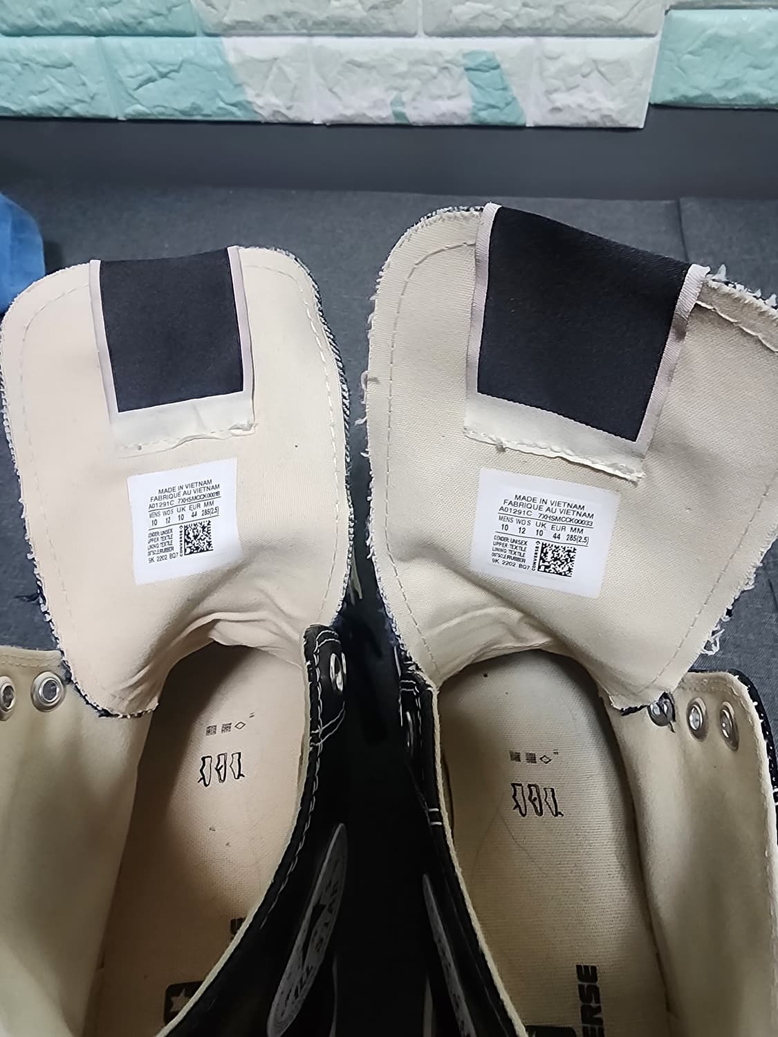 (285) 컨버스 릭오웬스 다크쉐도우 래커드데님 상품이미지4