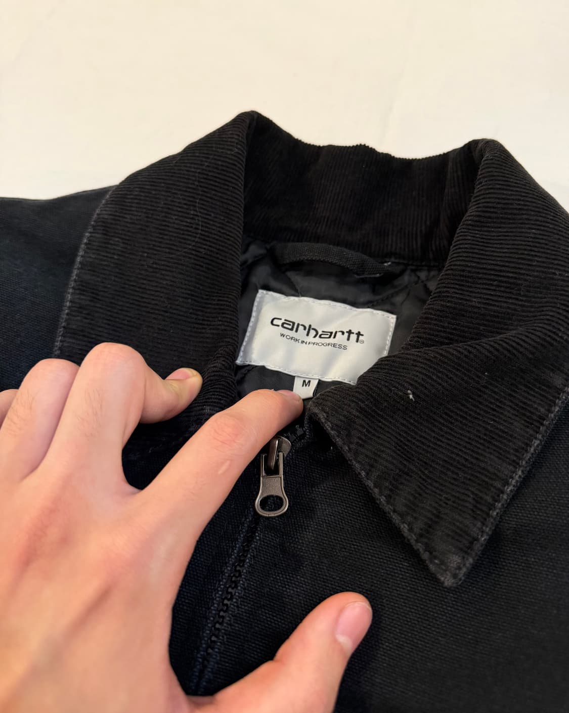 칼하트 WIP OG 디트로이트 워크자켓 블랙 상품이미지8