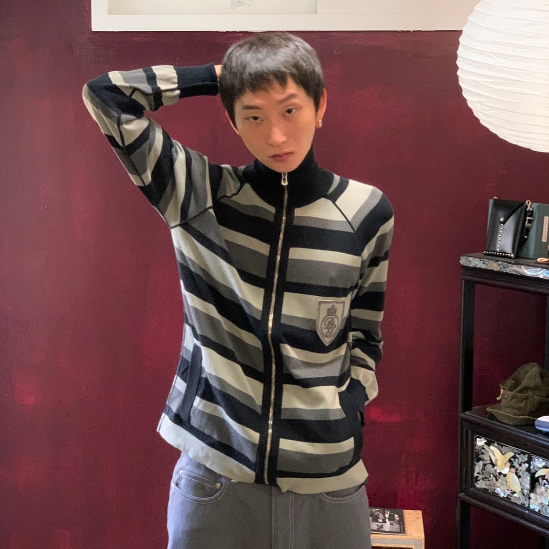 돌체앤가바나 드라이버 니트 집업 상품이미지7