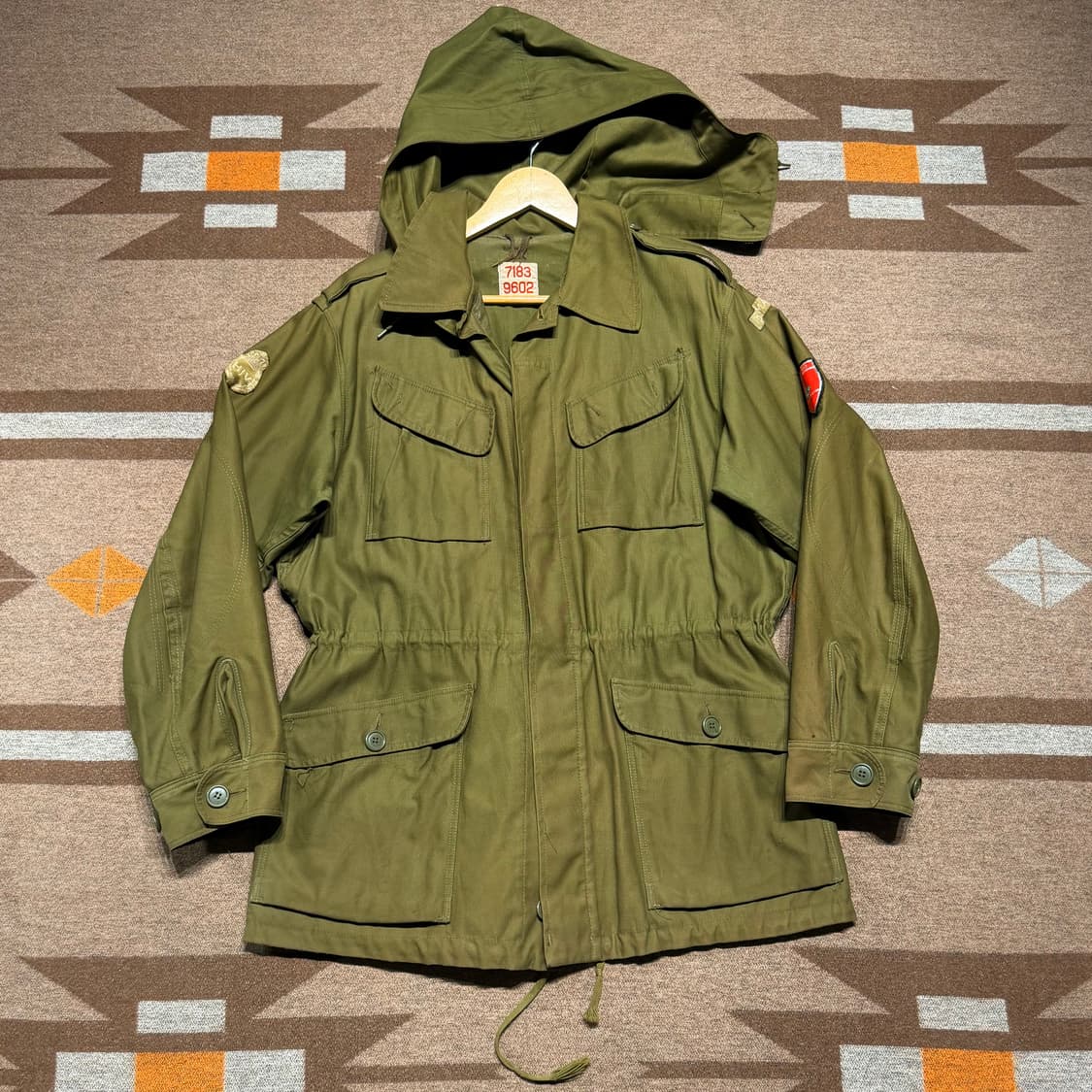 덴마크군 오리지널 70s 필드 자켓 L 상품이미지3