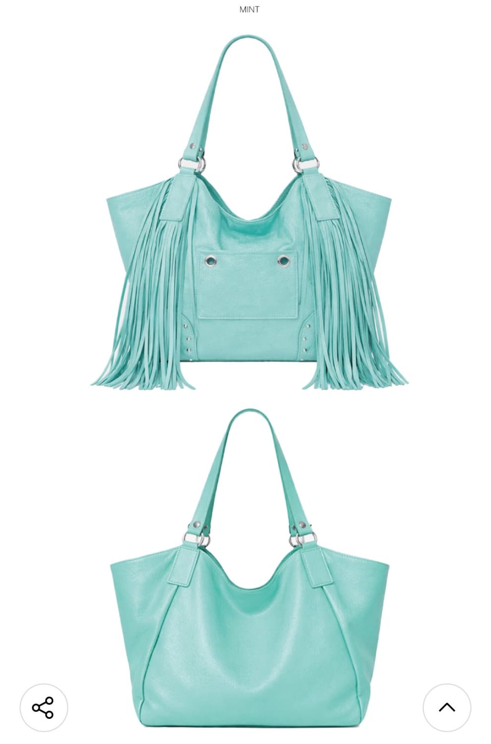레터리 FRINGE BOHO SHOULDER BAG_MINT 상품이미지3