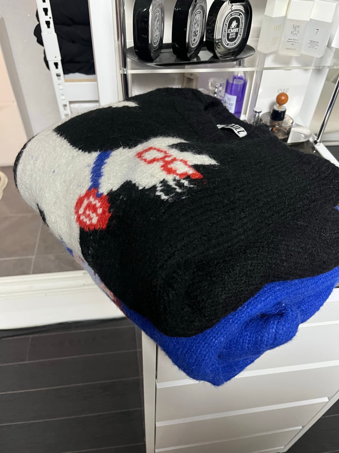 그레일즈 니트 L (2) 라지 블랙 새상품 상품이미지6