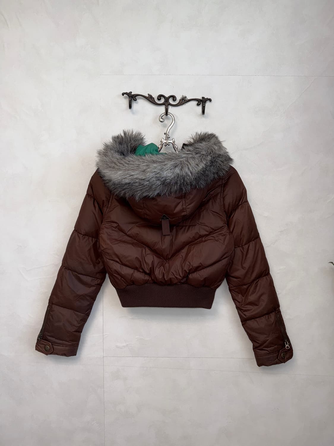 Abercrombie brown wolf jaw puffer jk 상품이미지3