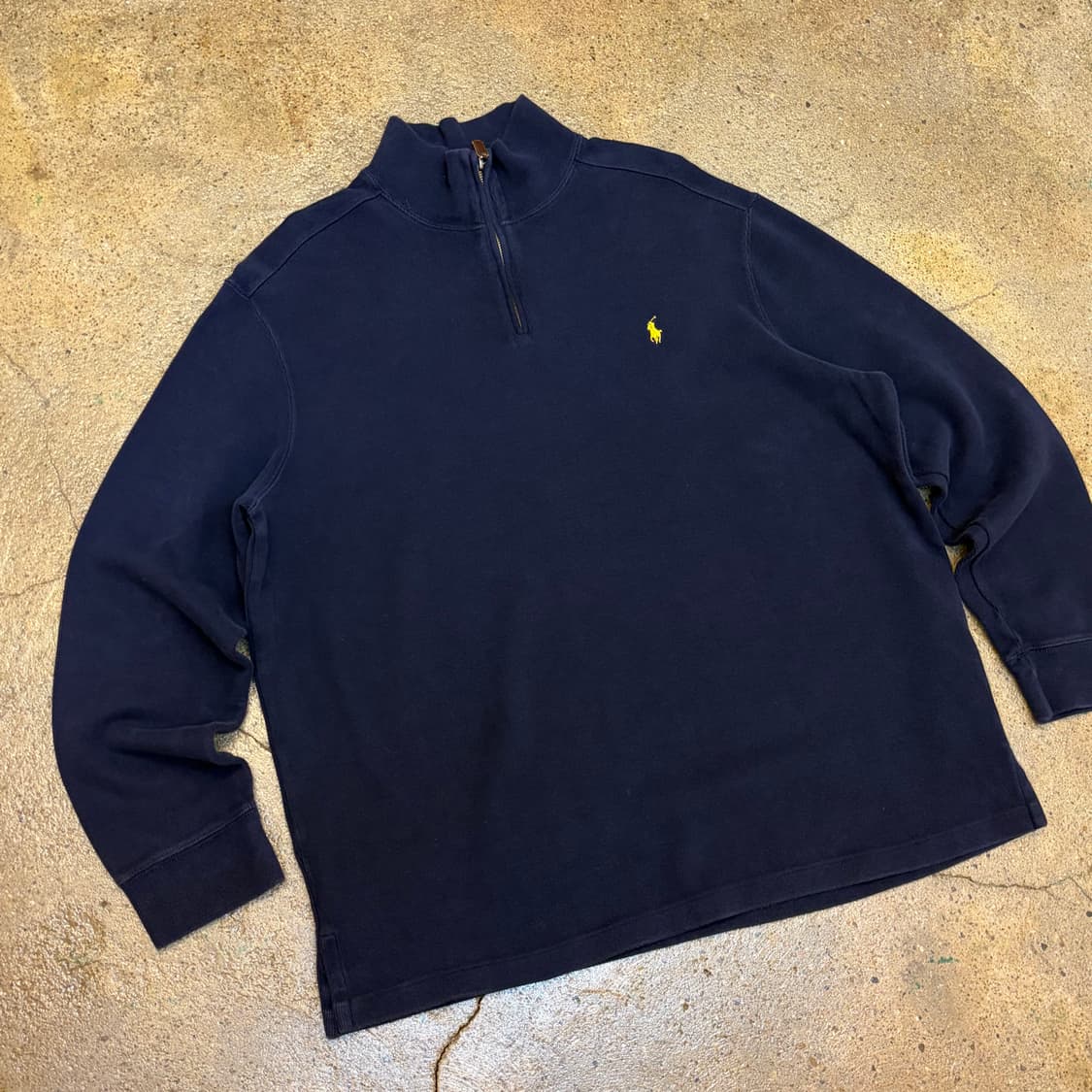 00s 미국 빈티지 폴로랄프로렌 터틀넥 반집업 니트 상품이미지2