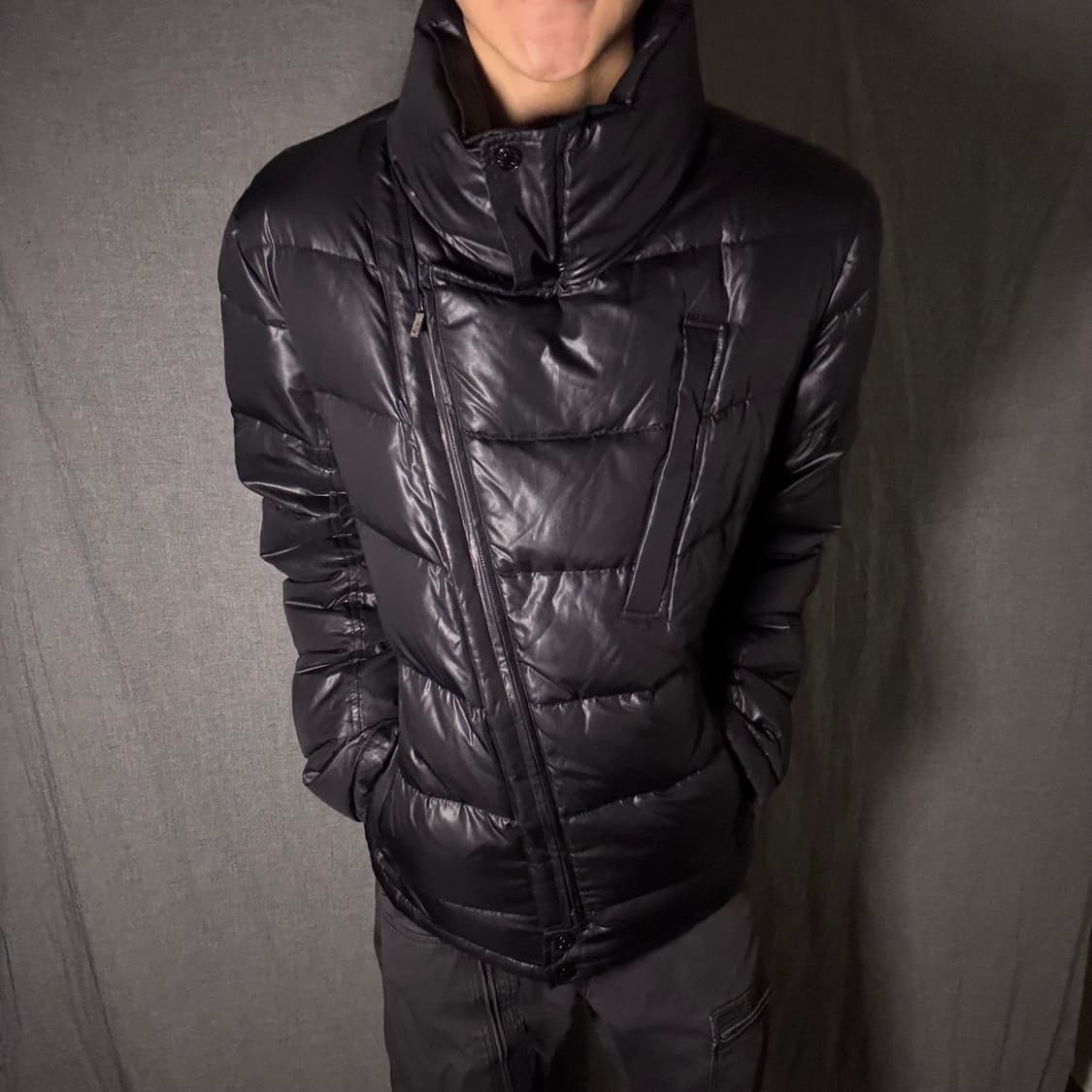 엠포리오 아르마니 구스다운 사선 투웨이 패딩 상품이미지4