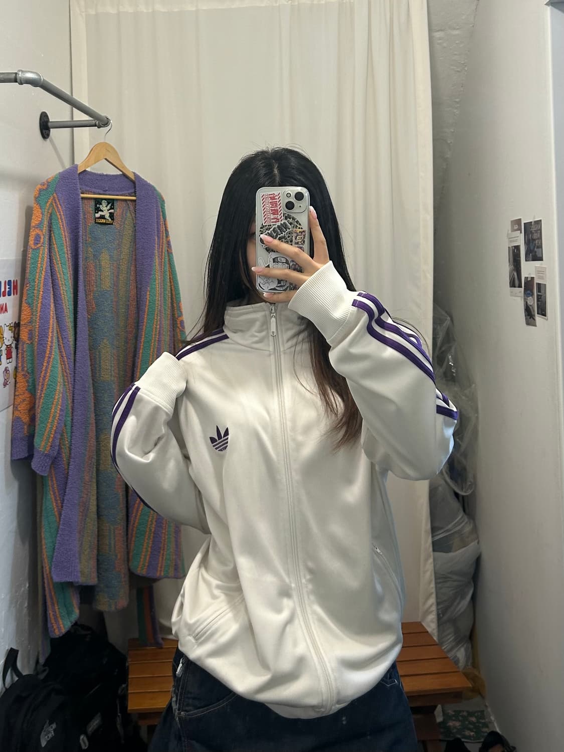 아디다스 파이어버드 흰보 져지 초레어 상품이미지3