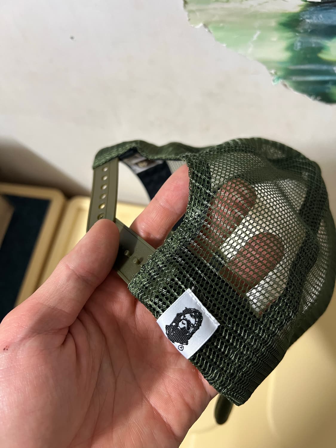 베이프 스타로고 라인스톤 키드슈퍼 캡 상품이미지2