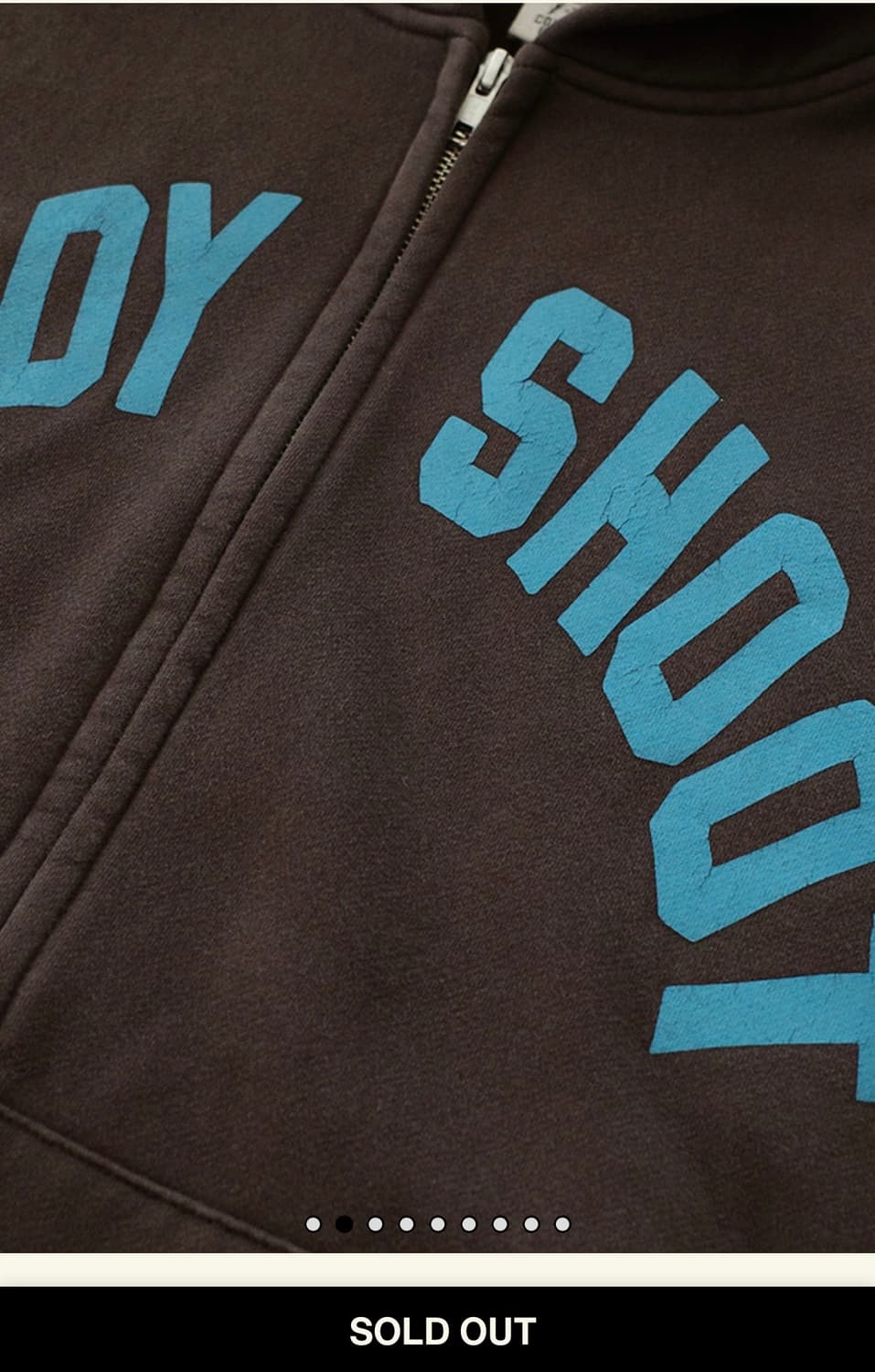 (새상품)컬렉트피시스 후드집업 레디슛 브라운 상품이미지2