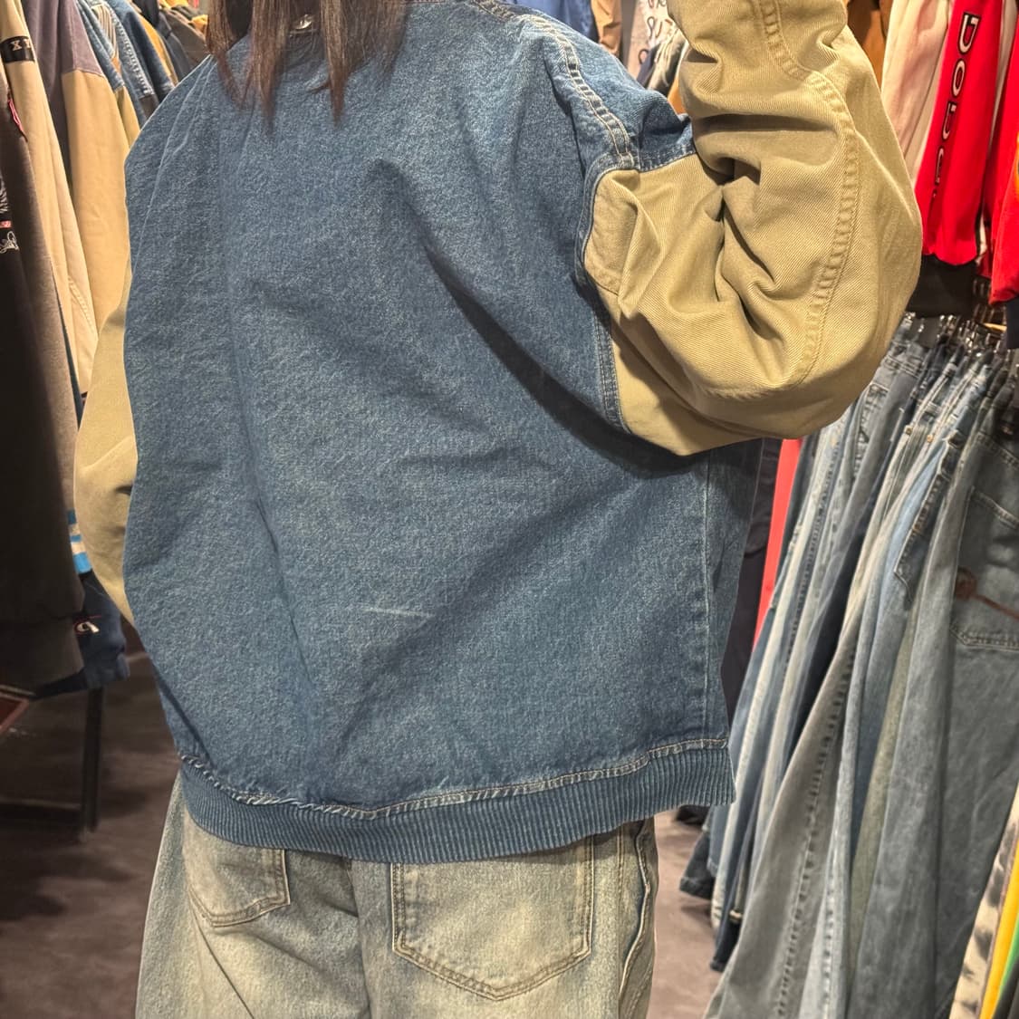 [IM] 빈티지 데님 바시티자켓 상품이미지5