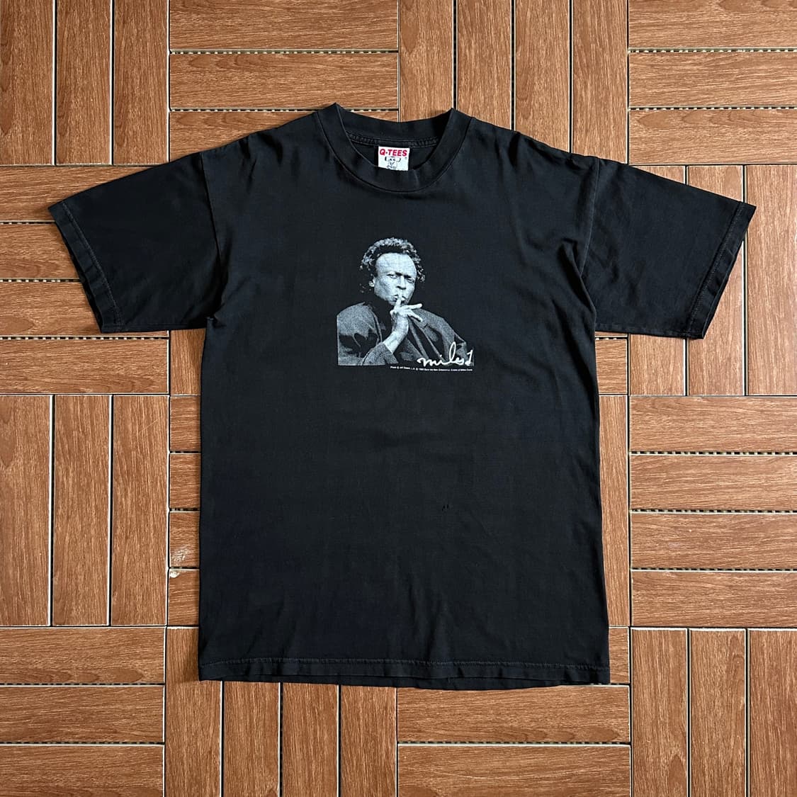 90’s Q-Tees ‘Miles Davis’ usa 1/2 tee 상품이미지1