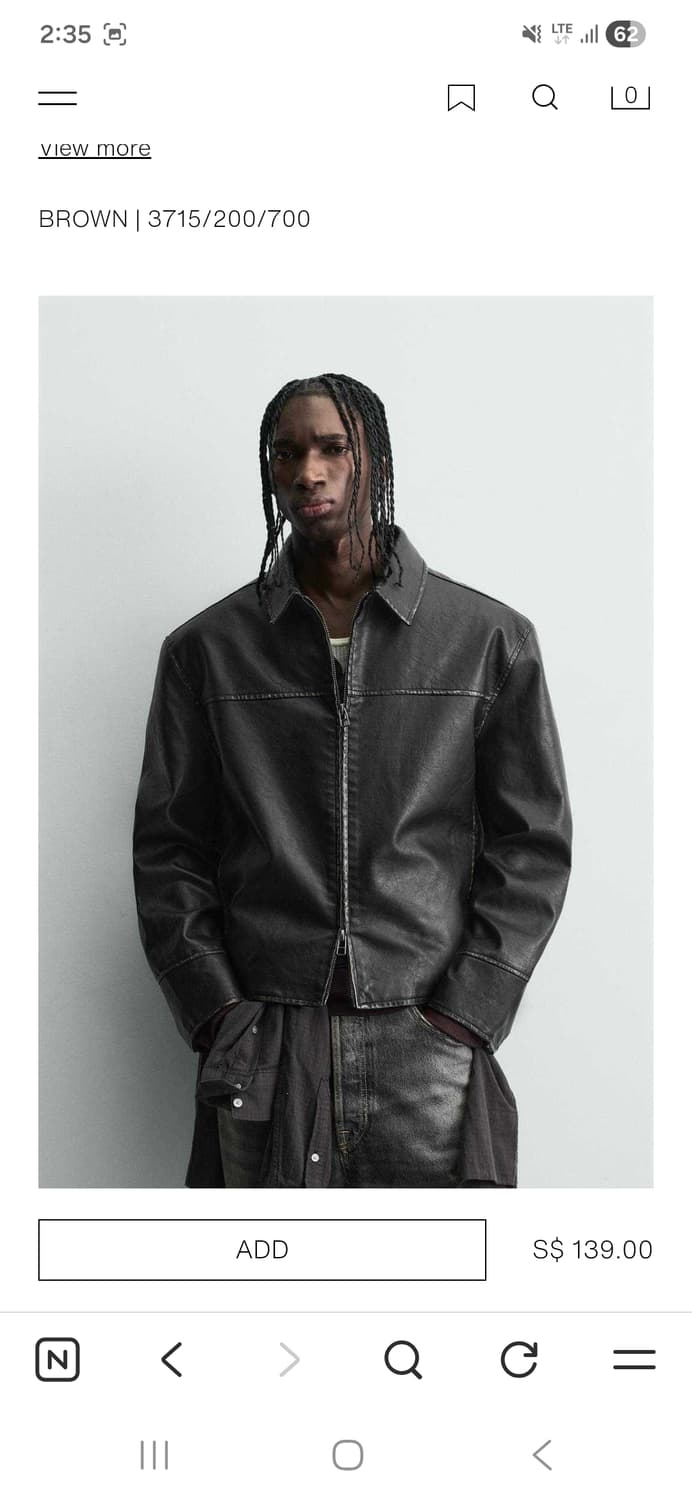 자라 빈티지 자켓 3715/200/700 l 사이즈 상품이미지1