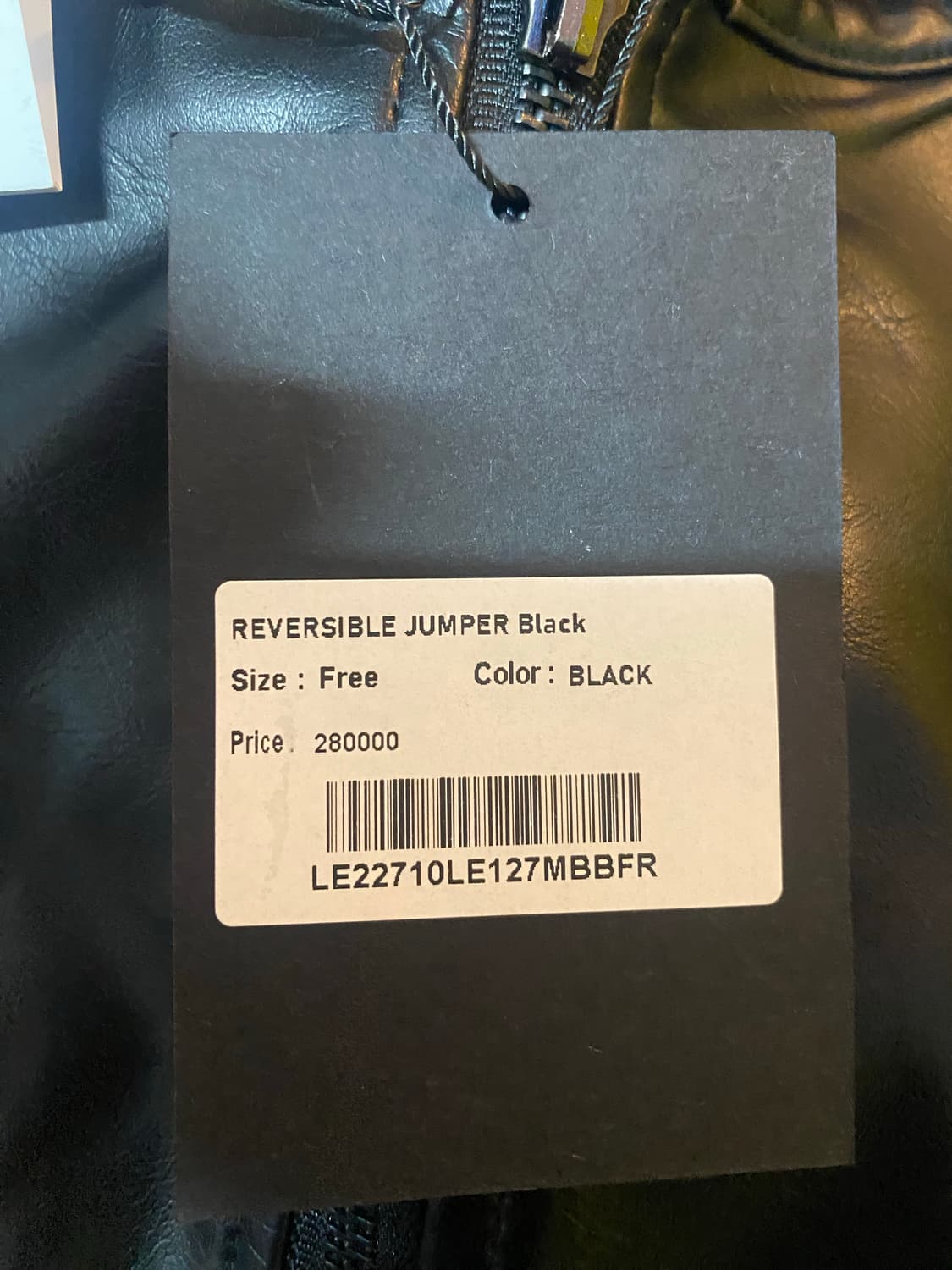 와이이이엘 Yeel 레더/데님 리버시블 점퍼 상품이미지9