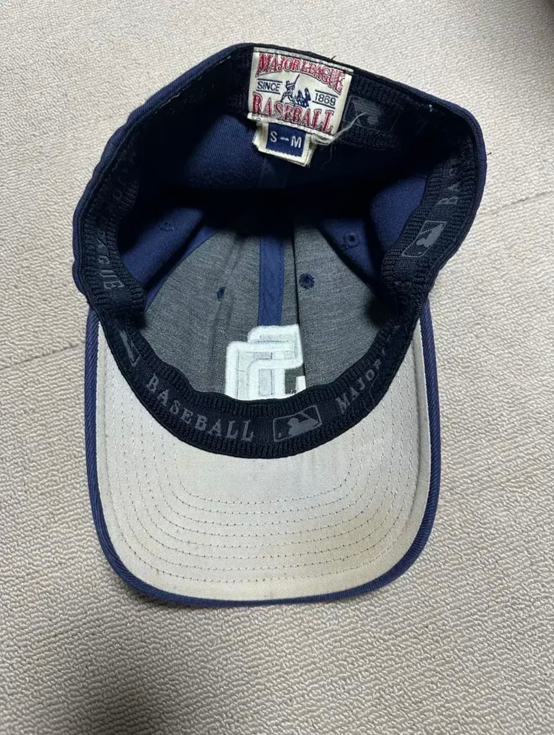 mlb 네이비 볼캡 상품이미지2