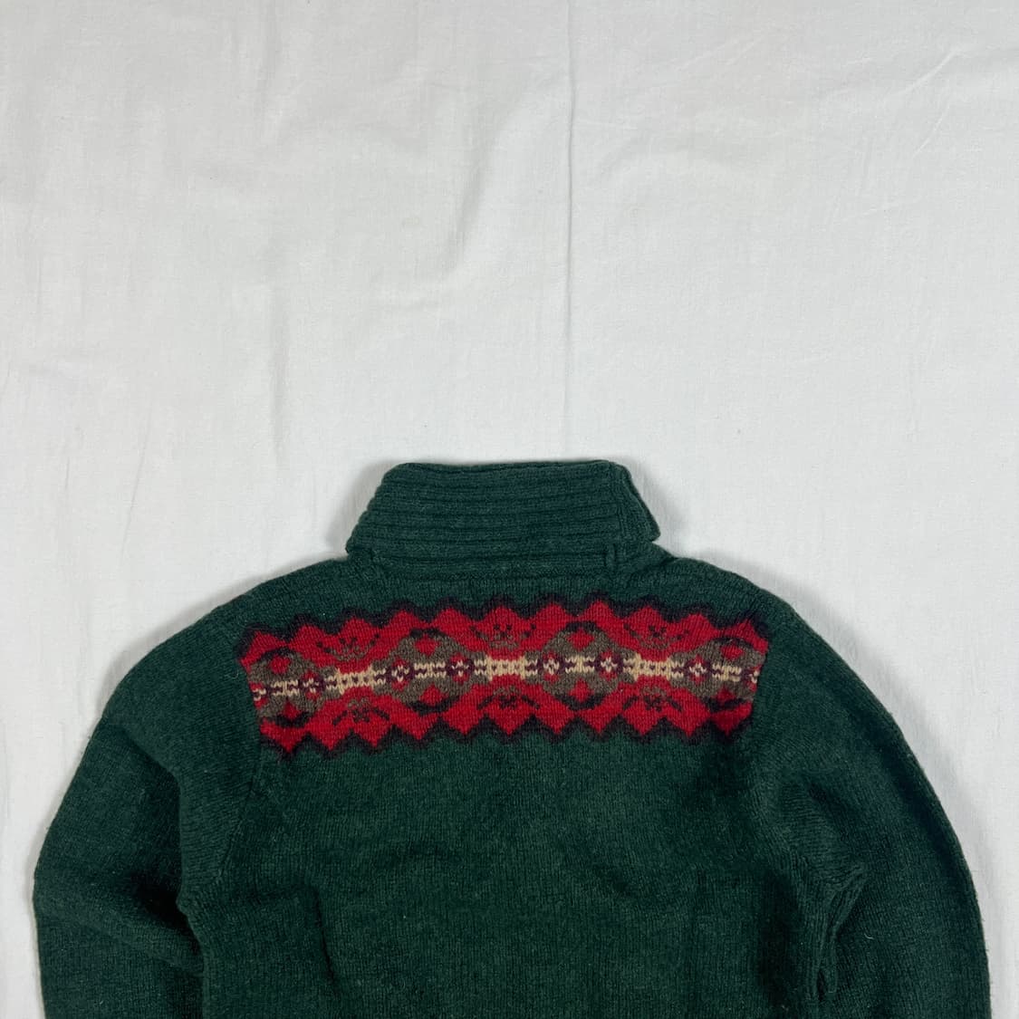 90‘s 폴로랄프로렌 키즈 스포츠맨 숄카라 니트 스웨터 상품이미지4