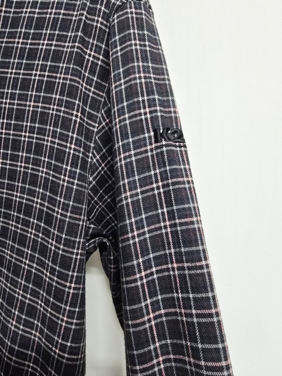 K2 체크 남방 긴팔 셔츠 상품이미지3