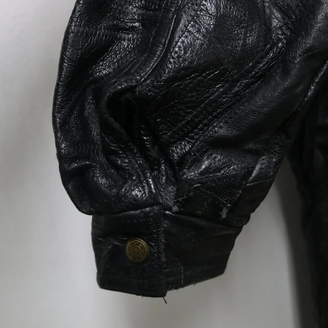 빈티지 패치워크 레더 가죽 자켓 62458 상품이미지8