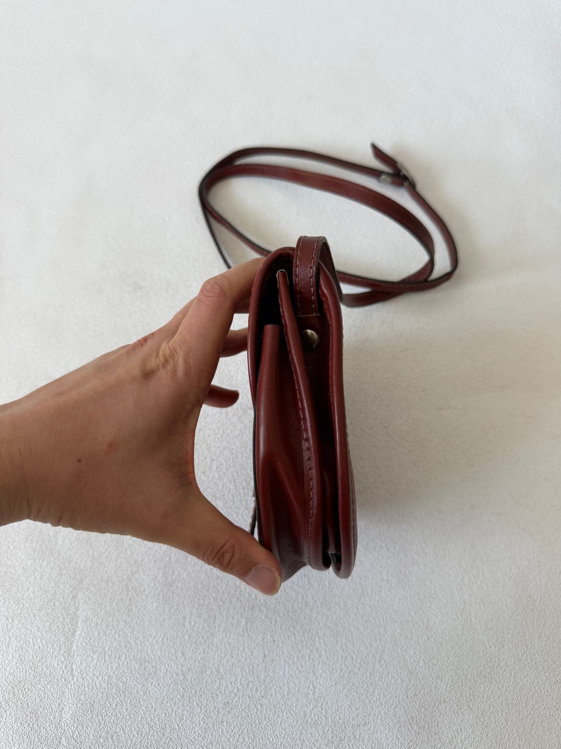 MADE IN ITALY 레더 미니 크로스백 상품이미지3