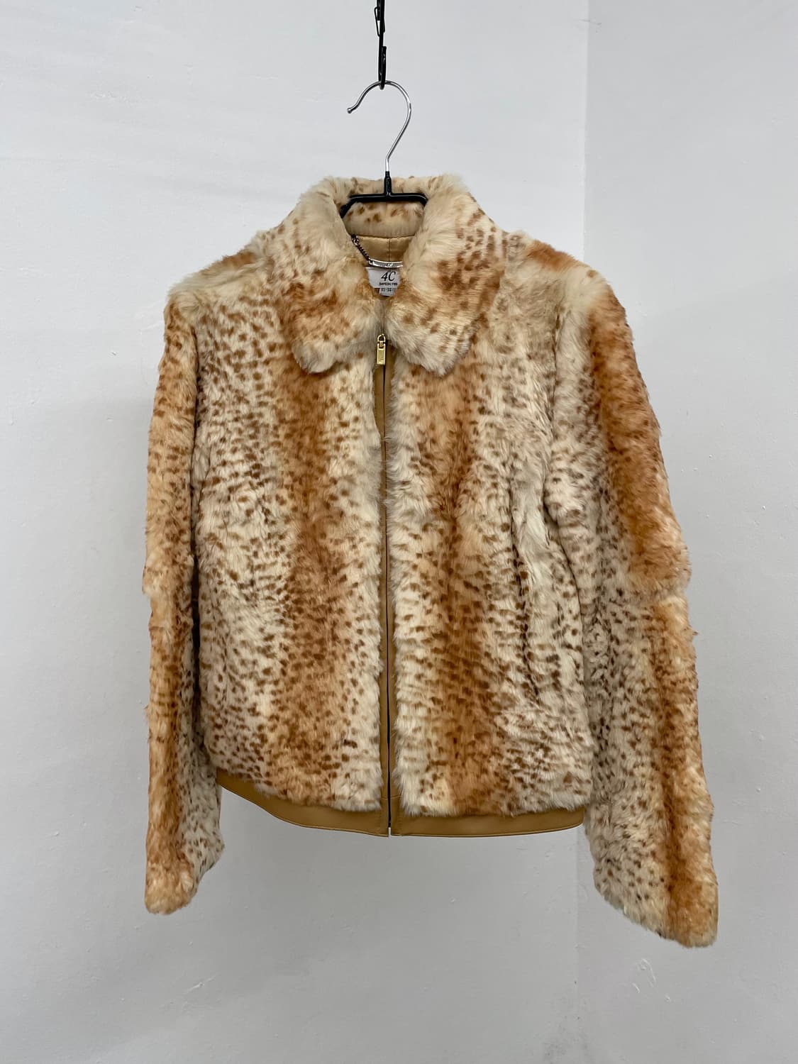 레오파드 양가죽 렉스 퍼자켓 상품이미지2