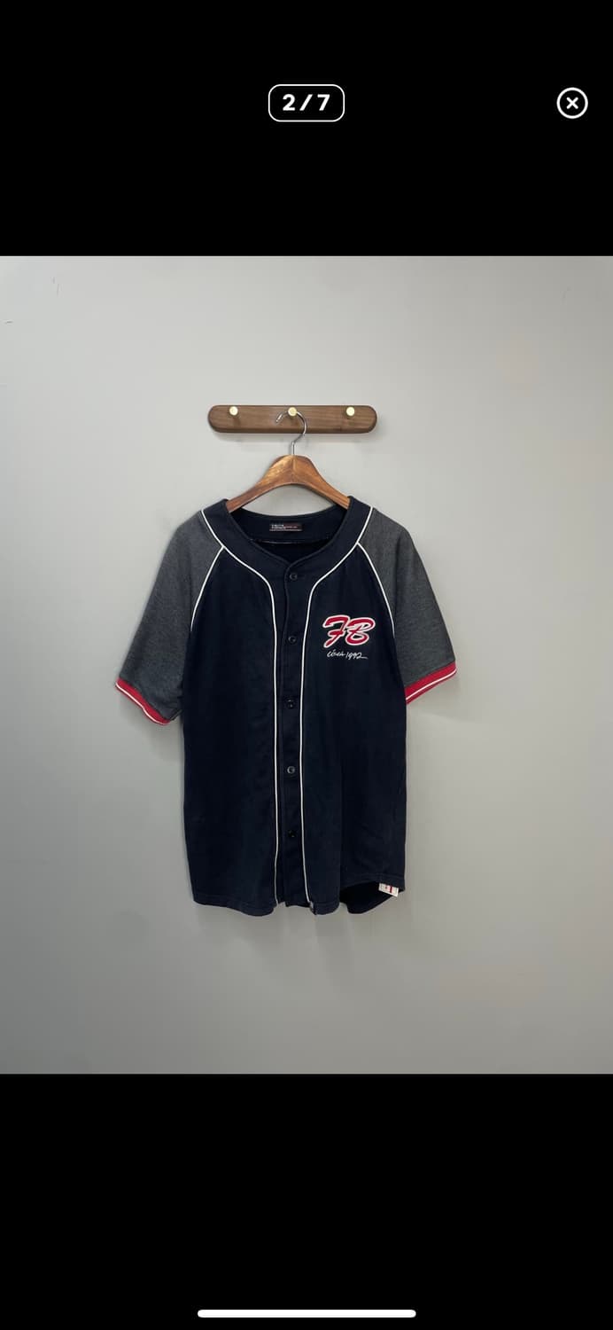 푸부 빈티지 베이스볼 반팔 져지 A2922 상품이미지2