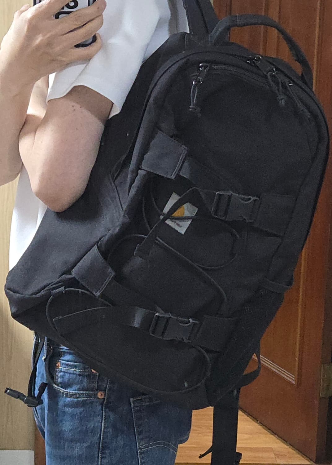 칼하트 wip 킥플립 백팩 블랙  상품이미지6