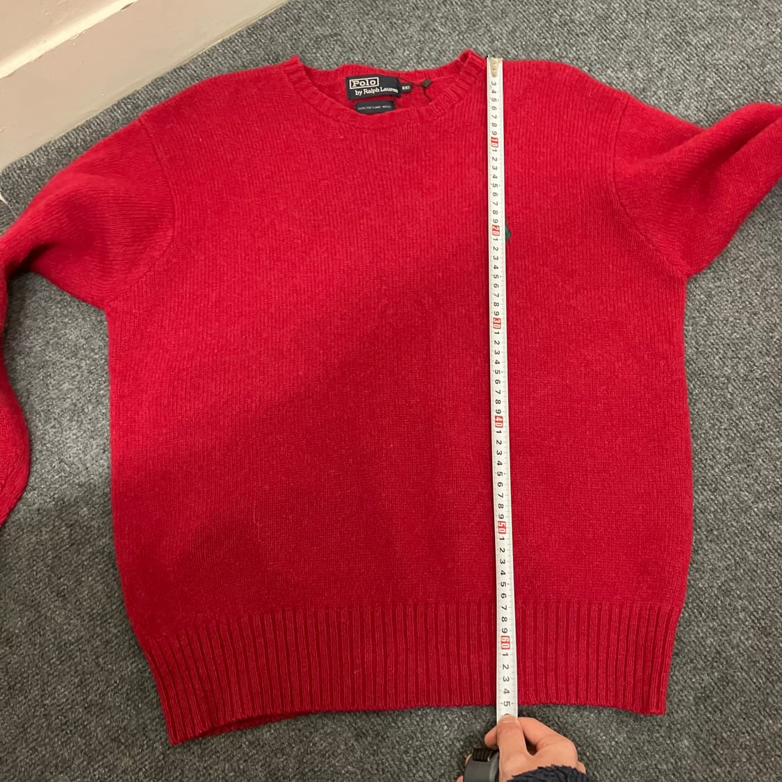 N12 폴로 니트 레드 상품이미지6